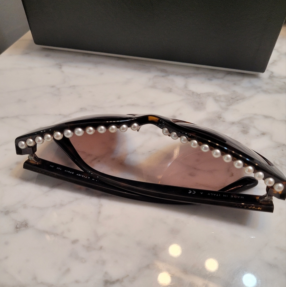 Chanel Women's Cat-Eye Sunglasses - Brown **Read Details ** - Picture 10 of 14